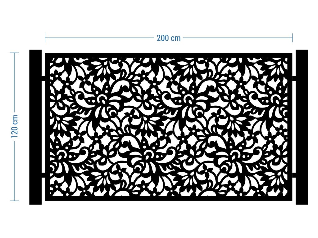 Przęsło ogrodzeniowe Nicola 200×120 cm - Image 2