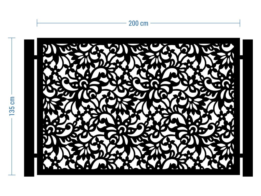 Przęsło ogrodzeniowe Nicola 200×135 cm - Image 2