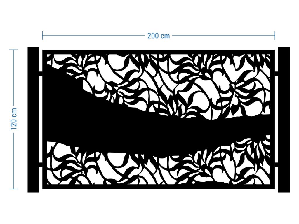 Przęsło ogrodzeniowe Luna 200×120 cm - Image 2