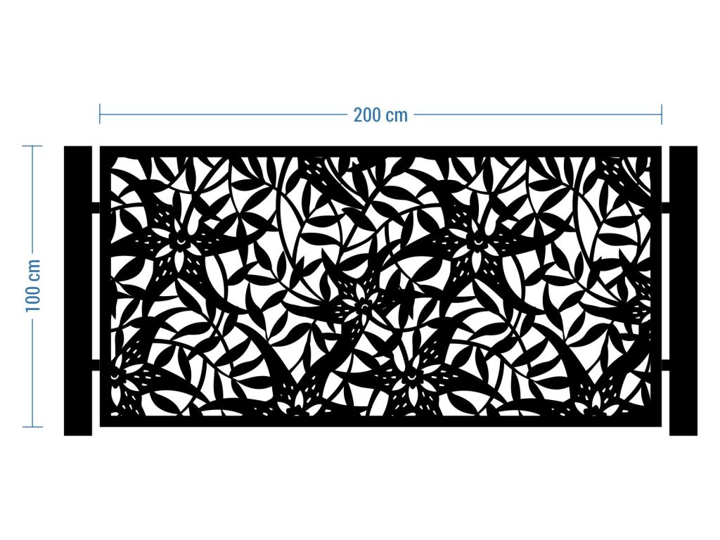 Przęsło ogrodzeniowe Zina 200×100 cm - Image 2