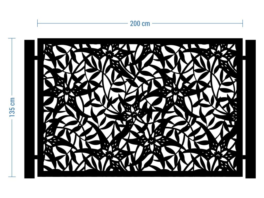 Przęsło ogrodzeniowe Zina 200×135 cm - Image 2