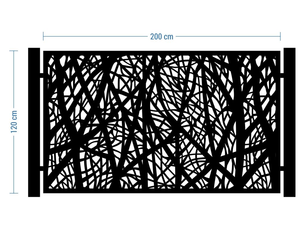 Przęsło ogrodzeniowe Margarita 200×120 cm - Image 2