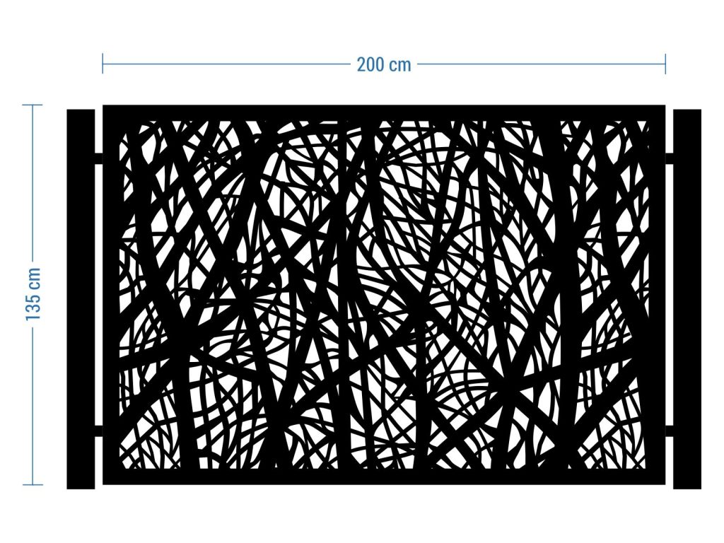 Przęsło ogrodzeniowe Margarita 200×135 cm - Image 2