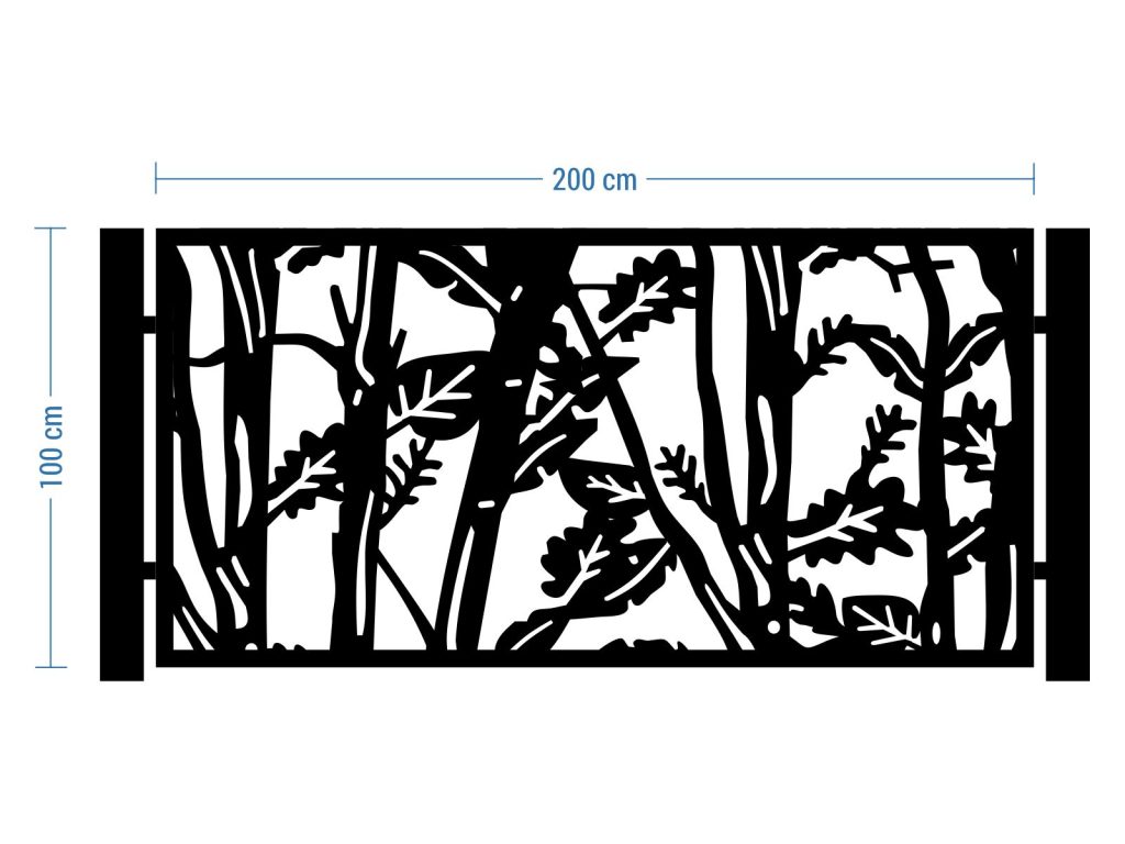 Przęsło ogrodzeniowe Serena 200×100 cm - Image 2