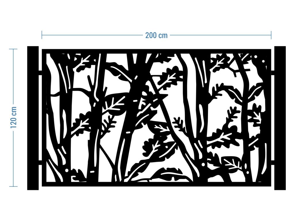 Przęsło ogrodzeniowe Serena 200×120 cm - Image 2