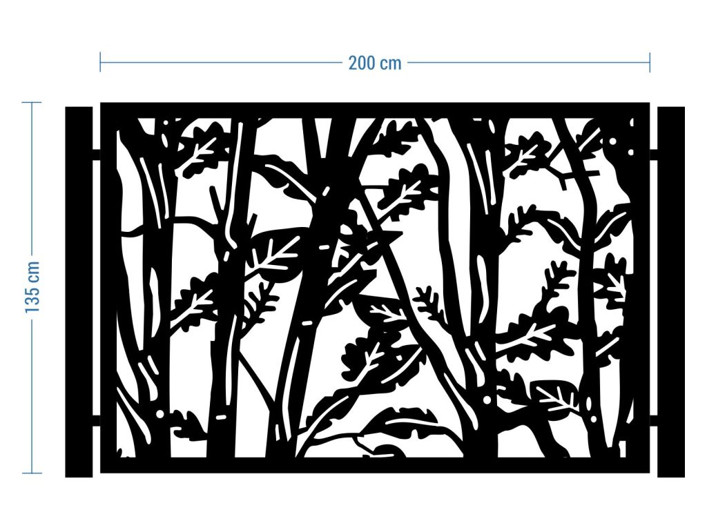 Przęsło ogrodzeniowe Serena 200×135 cm - Image 2