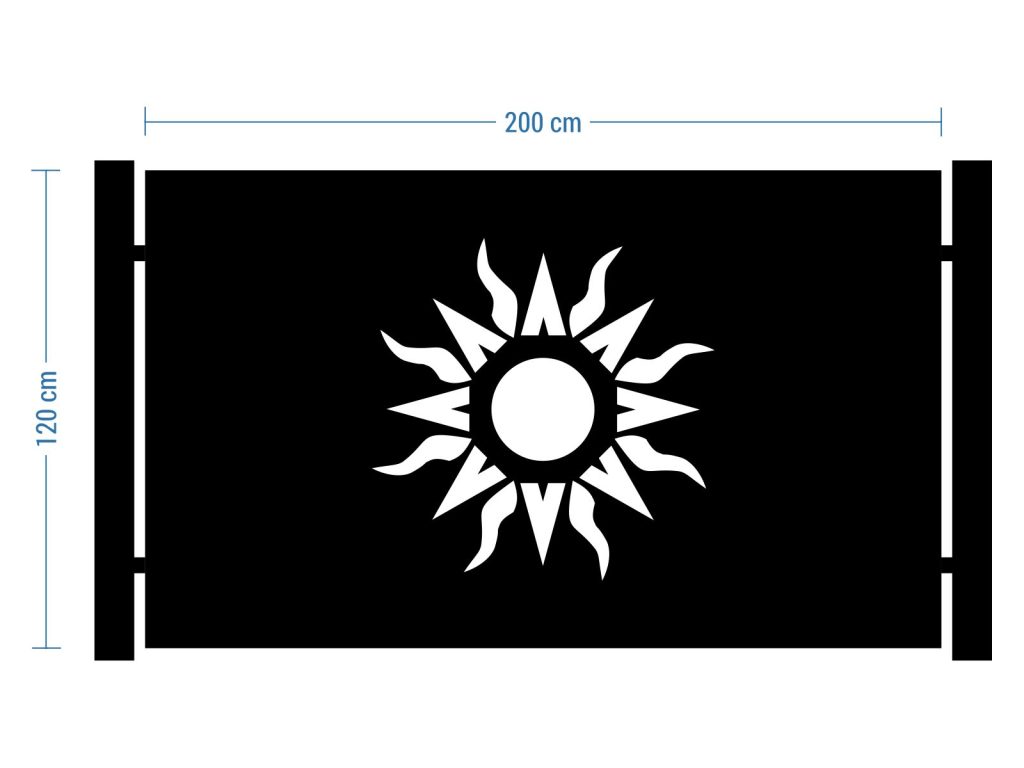 Przęsło ogrodzeniowe Gaia 200×120 cm - Image 2