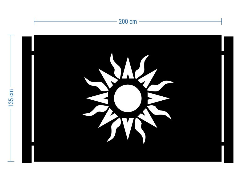 Przęsło ogrodzeniowe Gaia 200×135 cm - Image 2