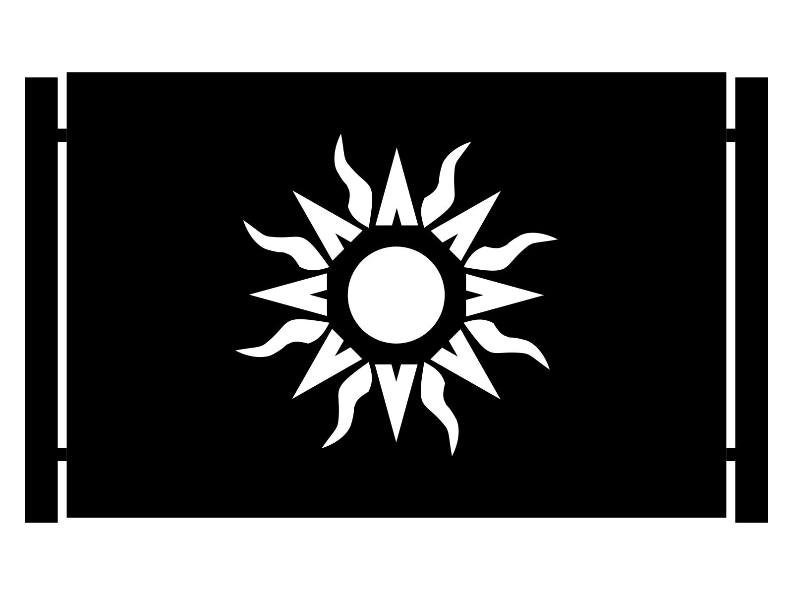 por000-bot29-135-cza Przęsło ogrodzeniowe Gaia 200×135 cm - Image 1