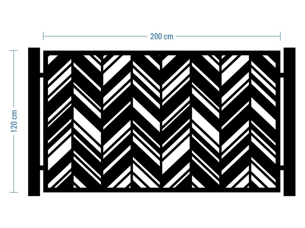 Przęsło ogrodzeniowe Mia 200×120 cm - Image 2