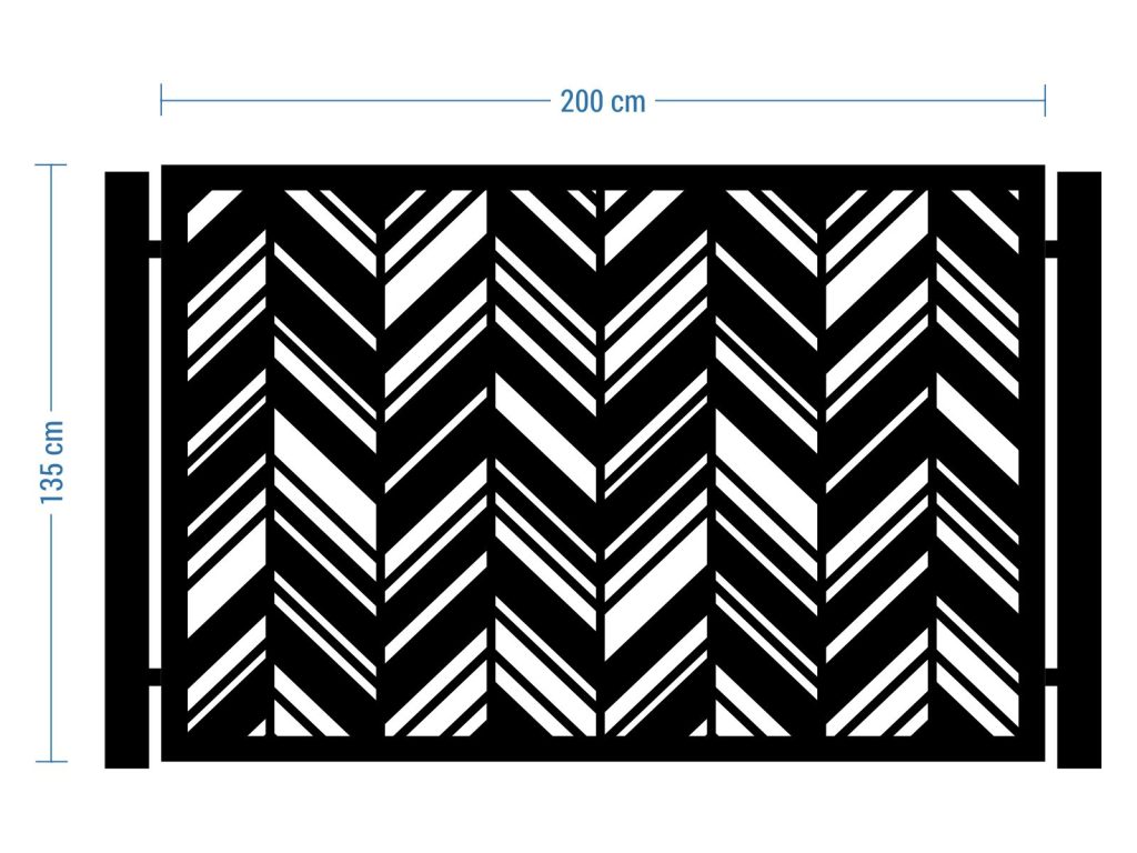 Przęsło ogrodzeniowe Mia 200×135 cm - Image 2