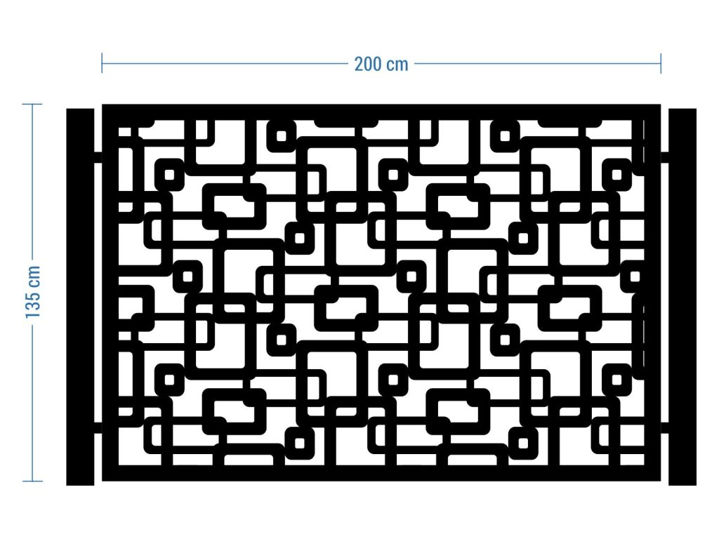Przęsło ogrodzeniowe Coletta 200×135 cm - Image 2