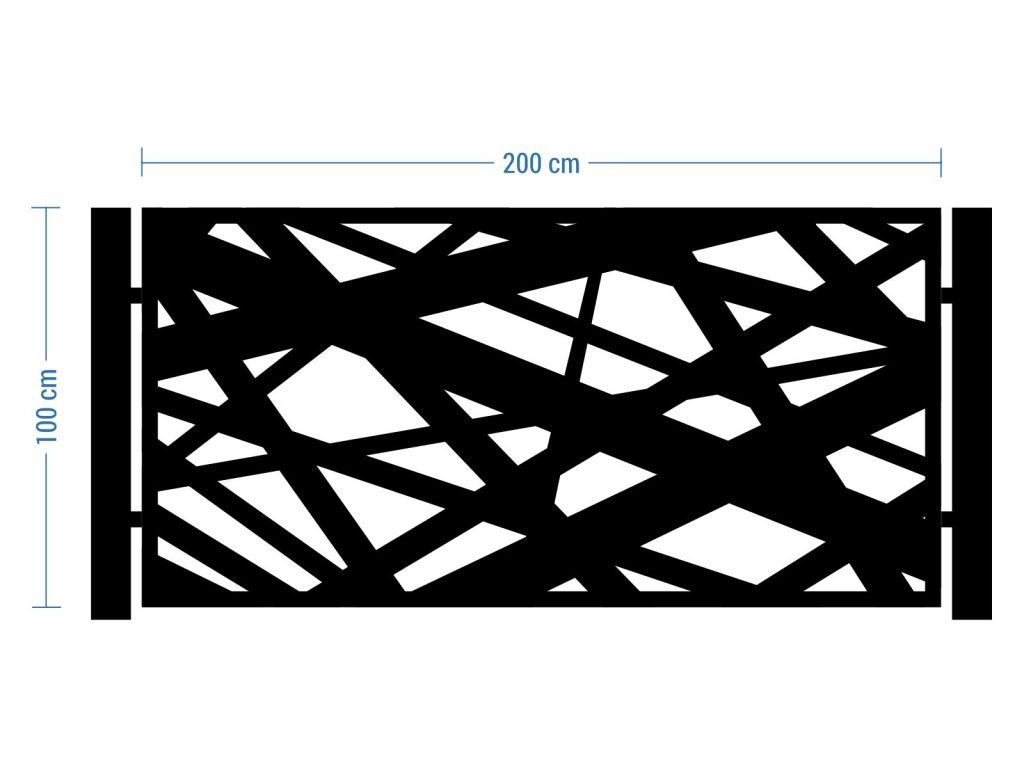Przęsło ogrodzeniowe Elisa 200×100 cm - Image 3