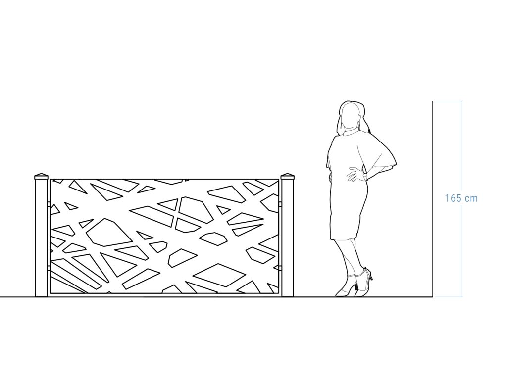 Przęsło ogrodzeniowe Elisa 200×100 cm - Image 4