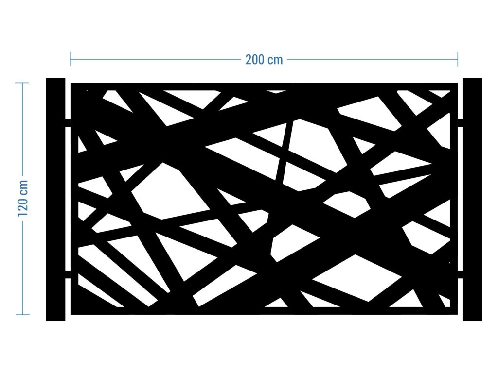 Przęsło ogrodzeniowe Elisa 200×120 cm - Image 3