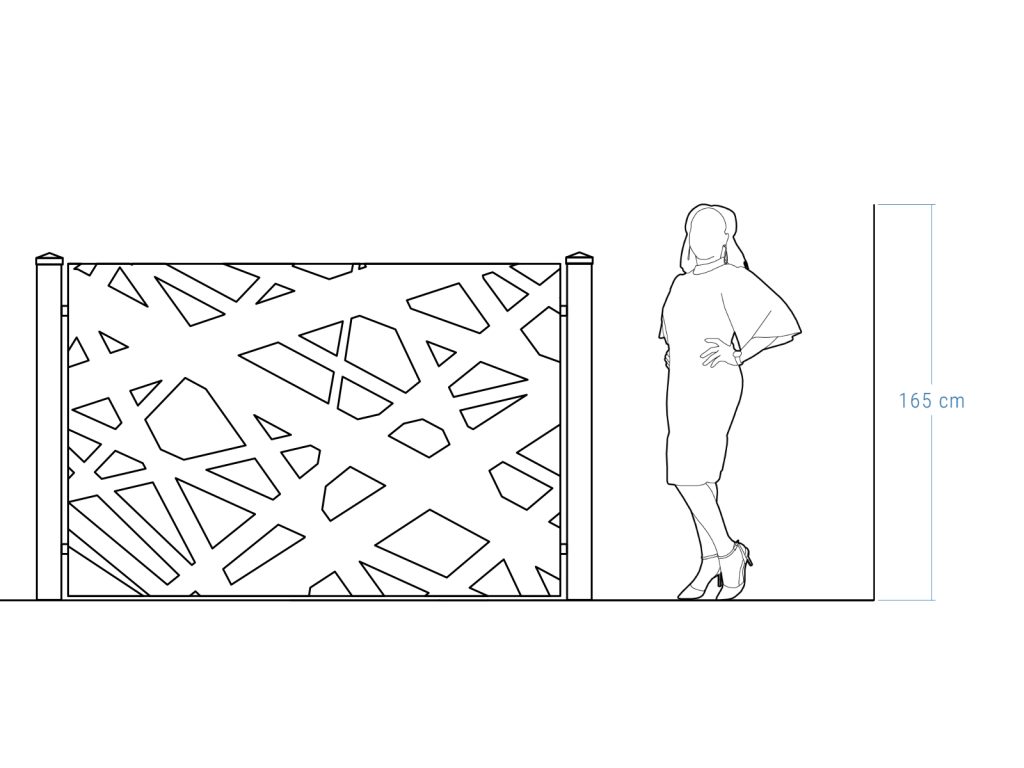 Przęsło ogrodzeniowe Elisa 200×135 cm - Image 4