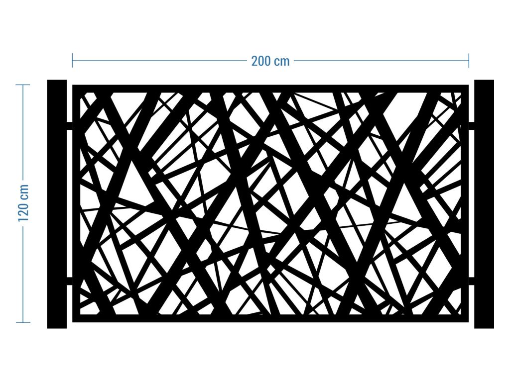 Przęsło ogrodzeniowe Eva 200×120 cm - Image 2