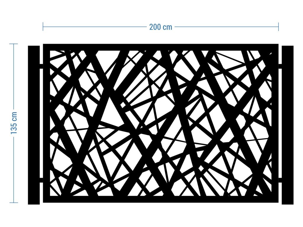 Przęsło ogrodzeniowe Eva 200×135 cm - Image 2