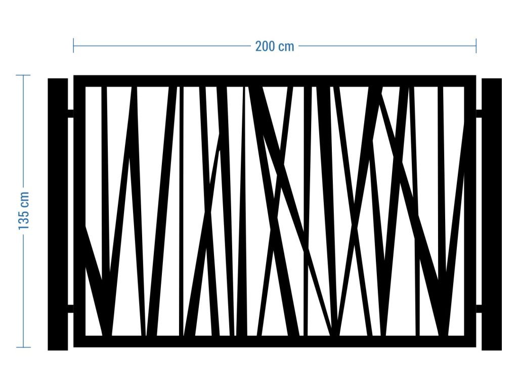 Przęsło ogrodzeniowe Andrea 200×135 cm - Image 2
