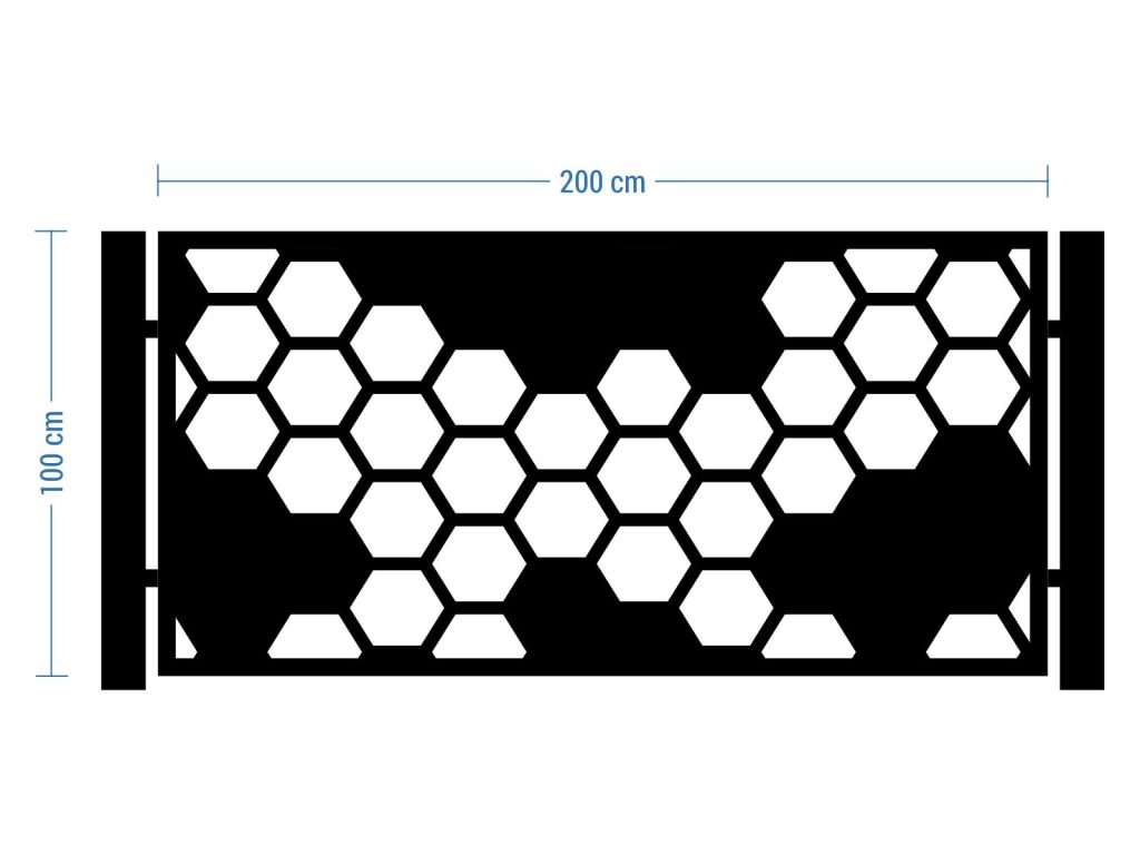 Przęsło ogrodzeniowe Isabella 200×100 cm - Image 2