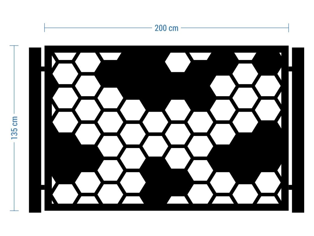 Przęsło ogrodzeniowe Isabella 200×135 cm - Image 2