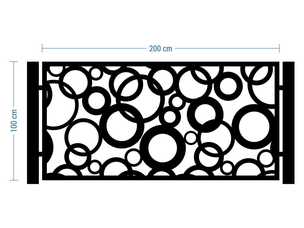 Przęsło ogrodzeniowe Felicia 200×100 cm - Image 2