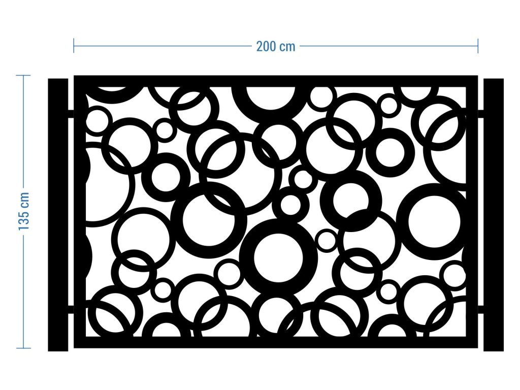 Przęsło ogrodzeniowe Felicia 200×135 cm - Image 2