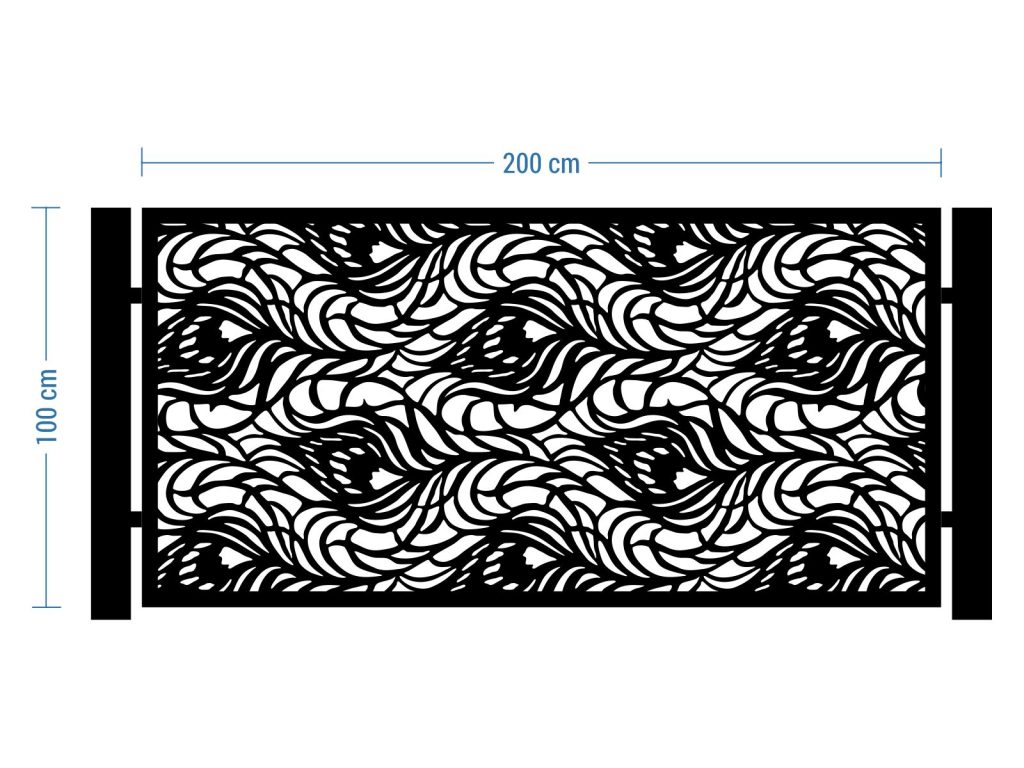 Przęsło ogrodzeniowe Gaida 200×100 cm - Image 2