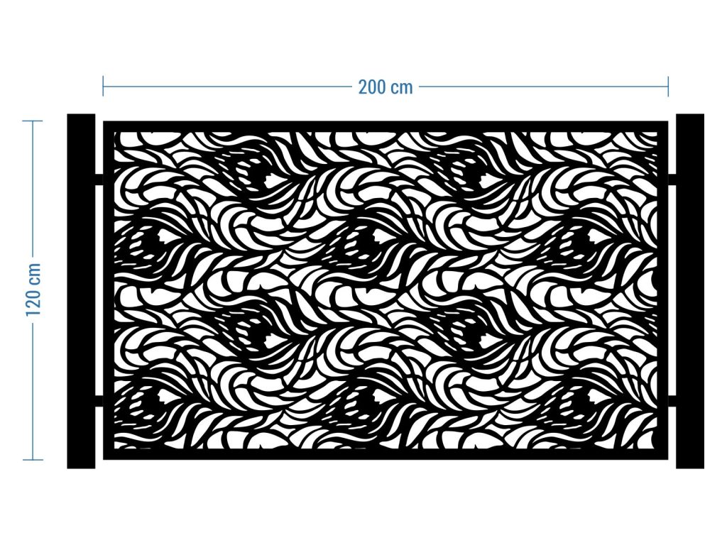 Przęsło ogrodzeniowe Gaida 200×120 cm - Image 2