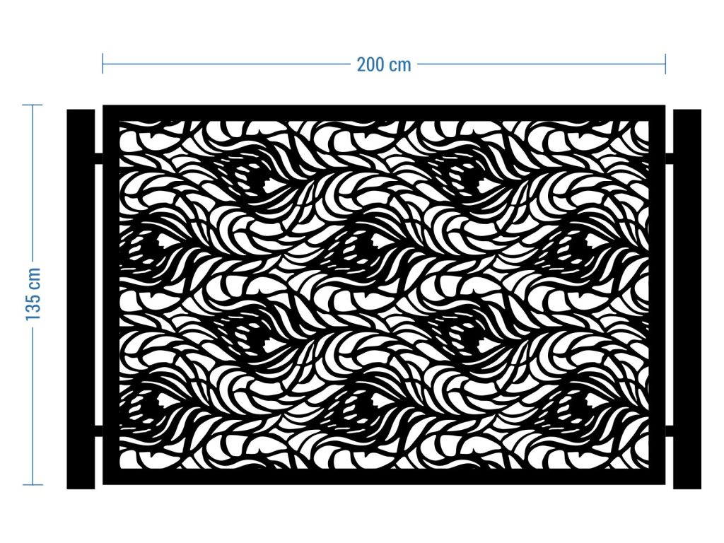 Przęsło ogrodzeniowe Gaida 200×135 cm - Image 2