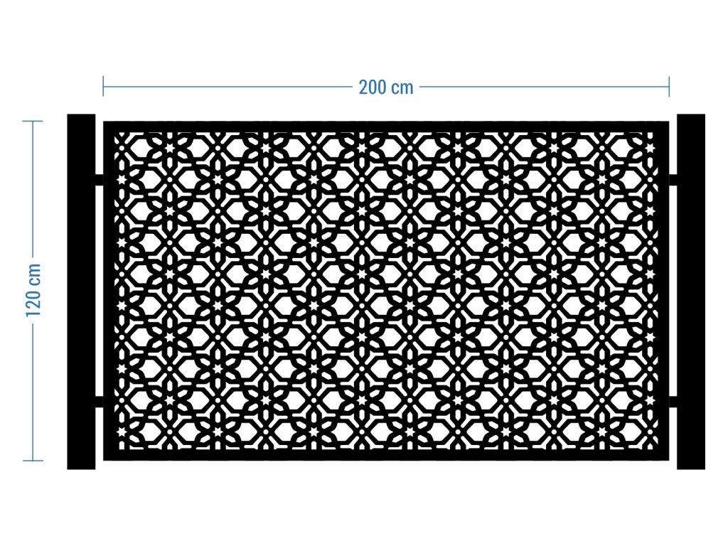 Przęsło ogrodzeniowe Etta 200×120 cm - Image 2