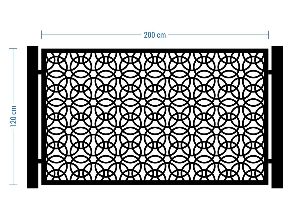 Przęsło ogrodzeniowe Gianna 200×120 cm - Image 2