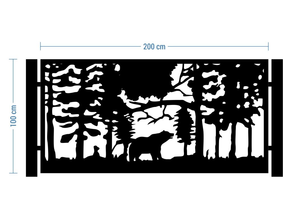 Przęsło ogrodzeniowe Olivia 200×100 cm - Image 2