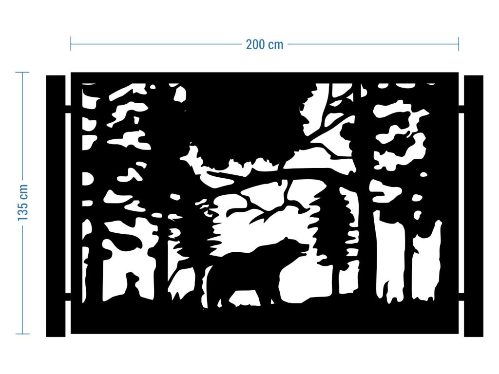 Przęsło ogrodzeniowe Olivia 200×135 cm - Image 2