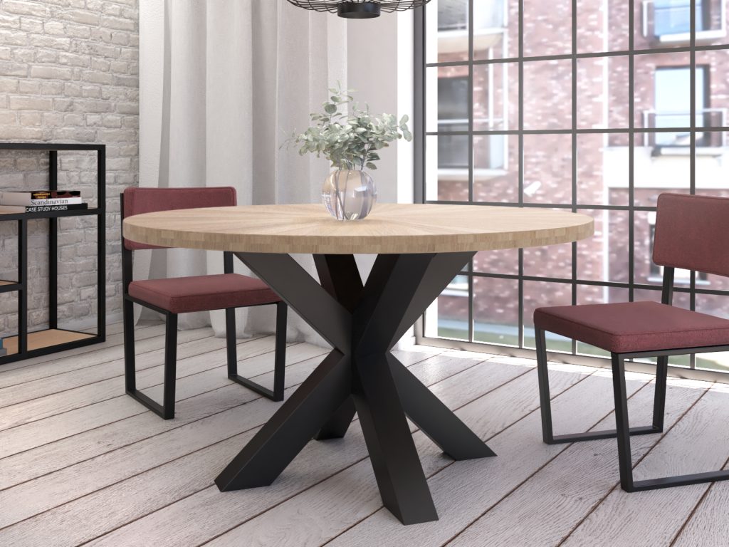 Metal Table Base Spider Heavy S - Image 3