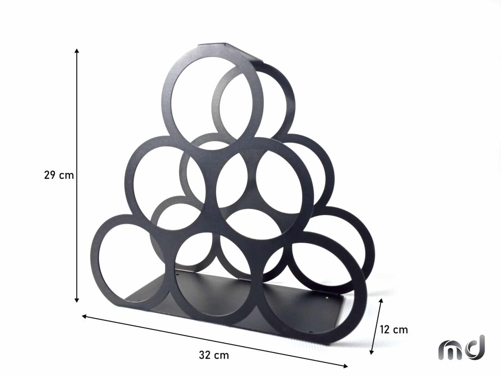 Wine Rack Patras 6 Bottles 28 cm - Image 2