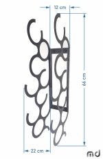 Wine Rack Bandol 9 Bottles 66 cm - Image 2