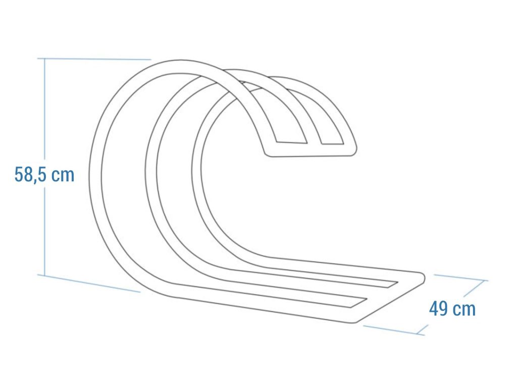 Stojak rowerowy Fala M - Image 4