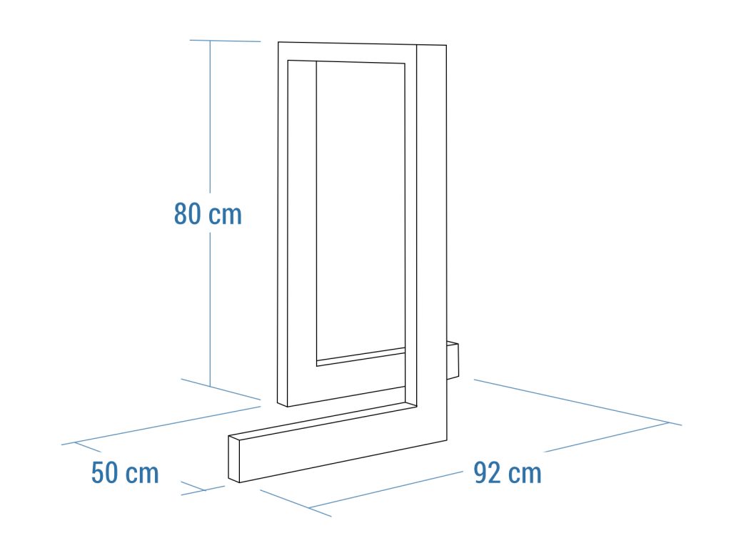 Stojak rowerowy Ratio Chrom moduł B - Image 3