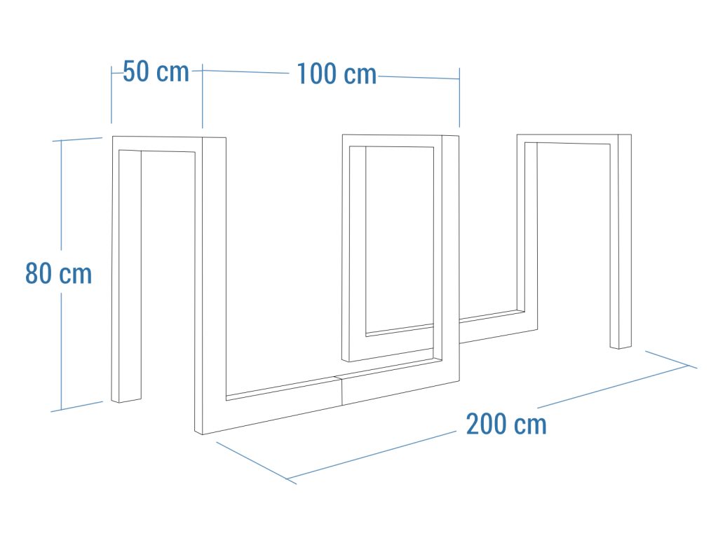 Stojak rowerowy Ratio zestaw 1 - Image 5