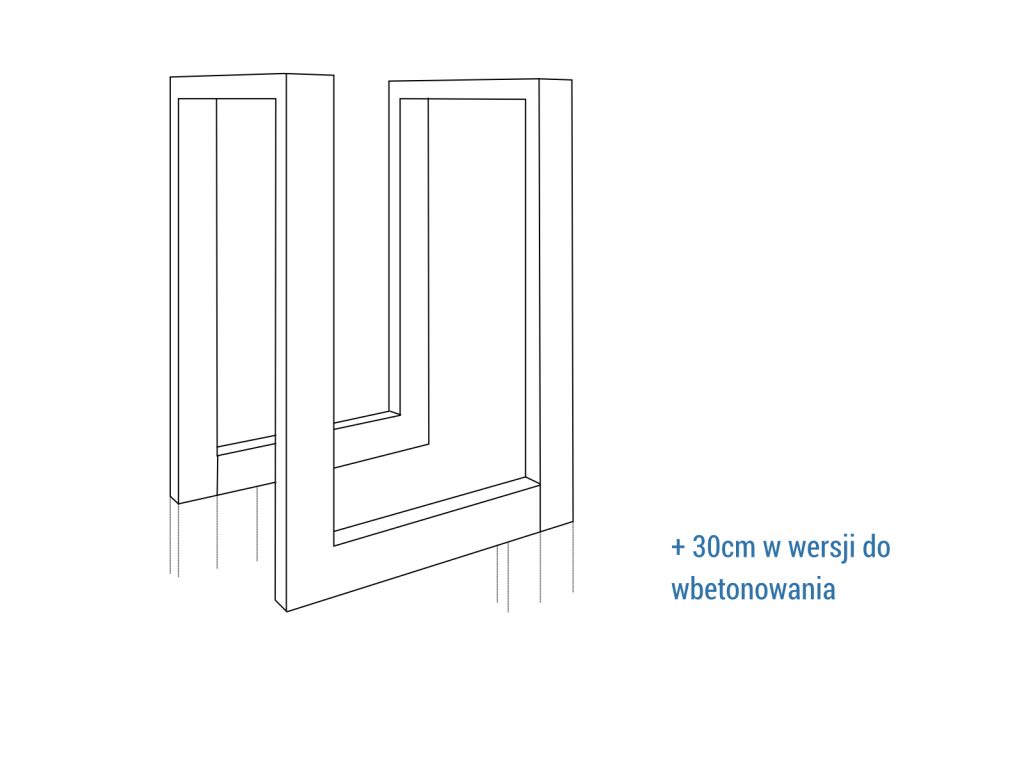 Stojak rowerowy Ratio Chrom zestaw 3 - Image 6
