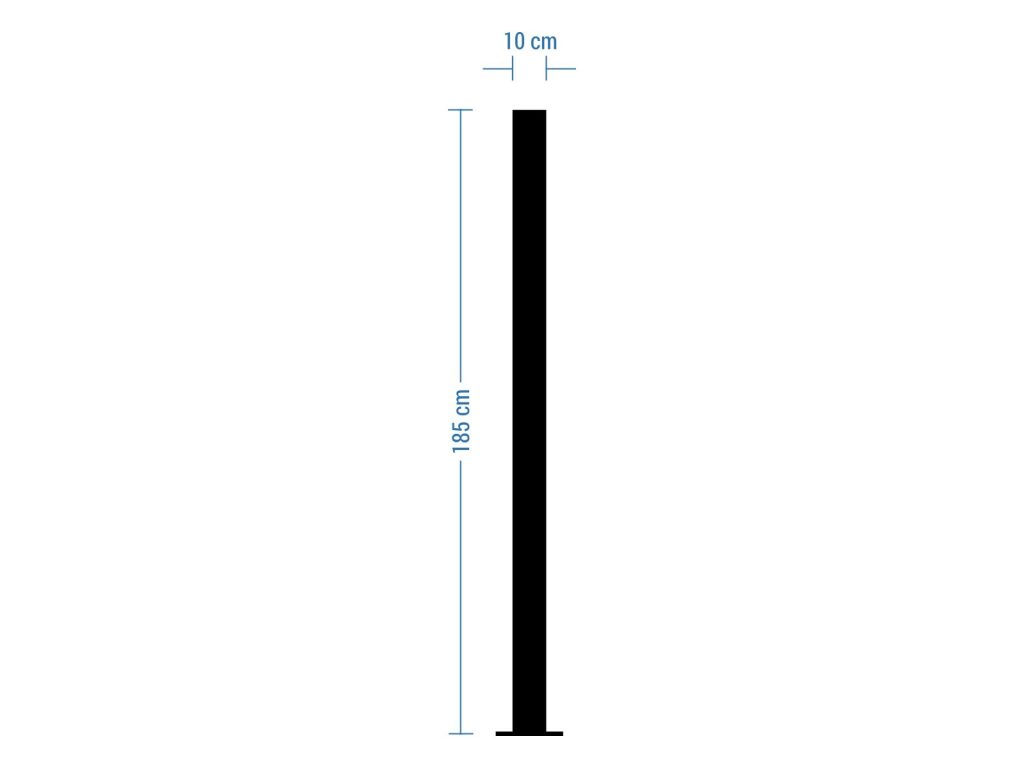 Fence post 10×185 cm - Image 2