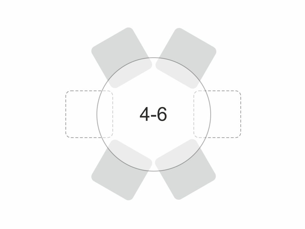 Round Spider Table Diameter 140 cm - Image 8