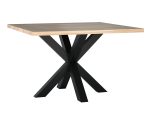 Square Spider Table 120x120 cm