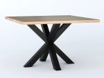 Square Spider Table 120x120 cm - Image 3