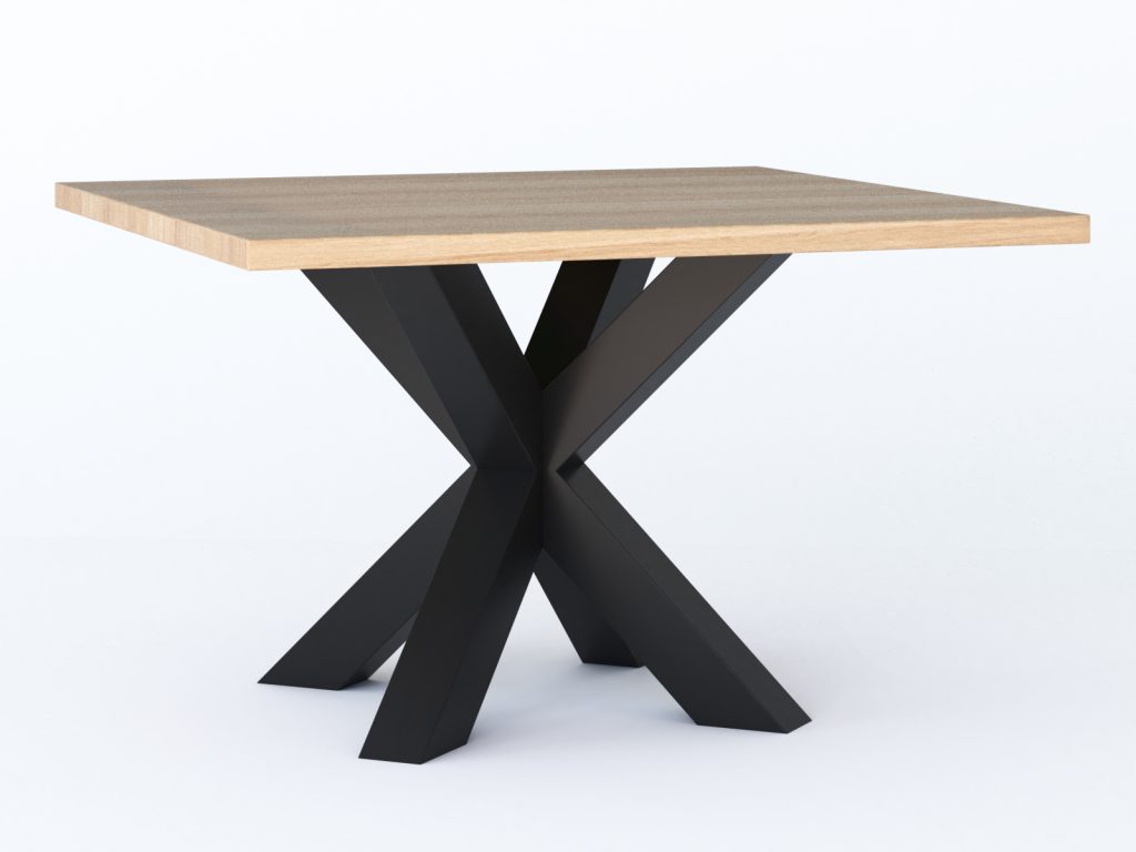 Square Spider Heavy Table 120x120 cm - Image 4