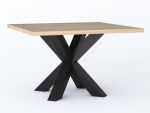 Square Spider Heavy Table 120x120 cm - Image 4