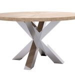 Round Spider Heavy Chrome Table Diameter 140 cm