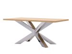 Spider Heavy Chrome Table 180x90cm