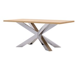 Spider Heavy Chrome Table 180x90cm
